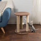 Post Tree Scratcher Sisal Condo Cat Tree Tower With Balls