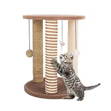 Post Tree Scratcher Sisal Condo Cat Tree Tower With Balls
