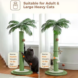 Customized Multi Level Green Cat Real Tree Tower Cat Climbing Condo Tree