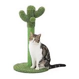 Green Cactus Cat Tree House Indoor Climbing Frame
