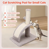 Gray Climbing Frame Scratching Post Tree Wood Scratcher Tower House