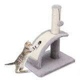 Gray Climbing Frame Scratching Post Tree Wood Scratcher Tower House