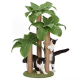Custom Scratching Sisal Luxury Cat Tree With Leaves