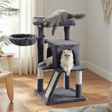 Custom High Quality Dark Grey Multi-level Cat Scratching Tree Tower