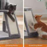 Custom Cat Climbing Scratching Tree Condo For Cats