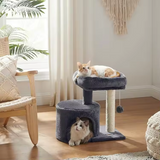 Custom High Quality Personalized Black Velvet Cat Scratching Tree Tower