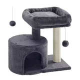 Custom High Quality Personalized Black Velvet Cat Scratching Tree Tower