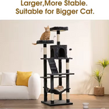 Custom Black Velvet Luxury Cat Tree Tower Best Seller Scraper For Cats