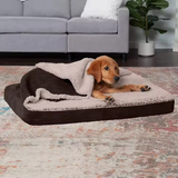 Custom Eco Friendly Plush Dog Sofa Beds With Blanket