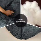 Car Booster Pet Seat Nest Washable Portable Grey Plush Travelling