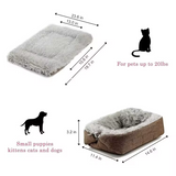 Custom Brown Cute Warm House Pet Bed In Bulk