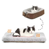 Custom Brown Cute Warm House Pet Bed In Bulk