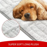 New Arrival Grey Plush Washable Cover Mat Pet Dog Bed