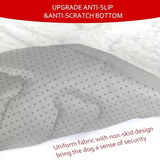 New Arrival Grey Plush Washable Cover Mat Pet Dog Bed