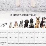 Manufacturer Custom Grey Plush Rectangle Washable Dog Mat Bed