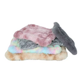 Eco Friendly Machine Washable Colorful Plush Rectangle Dog Bed Cushion