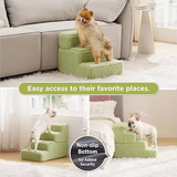 Custom Non-slip Removable Washable 3-layer Small Pet Dog Stairs