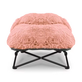 Custom Foldable Metal Steel Frame Soft Plush Cushion Pet Elevated Bed