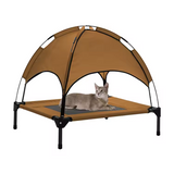 Metal Frame Outdoor Travel Elevated Oxford Raised Pet Cot Tent