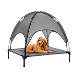 Metal Frame Outdoor Travel Elevated Oxford Raised Pet Cot Tent