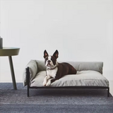 Factory Cot Elevated Dog Bed With Removable Bolsters