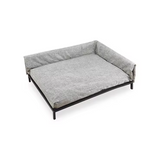 Factory Cot Elevated Dog Bed With Removable Bolsters