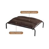 High Quality Trampoline Dog Cot Cooling Elevated Mesh Bed With Cushion