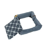 Customized Portable Blue Short Plush Rectangle Pet Bed