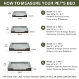 Duty Short Plush Multi Size Pet Bed With Pillow