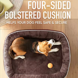Custom Short Plush Washable Orthopedic Memory Foam Pet Bed