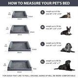Sofa-style Dark Grey Pet Sofa Bed With Removable Washable Plush Cover