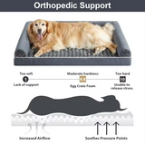 Sofa-style Dark Grey Pet Sofa Bed With Removable Washable Plush Cover