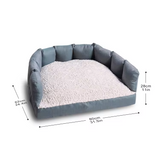 New Blue Orthopedic Pillow Portable Waterproof Pet Sofa Bed