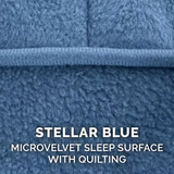 Custom Blue Orthopedic Calming Memory Foam Pet Bed Mat
