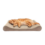 Customized Minimalist Short Plush Rectangle Orthopedic Memory Foam Dog Bed