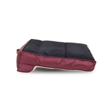 Custom Wine Red Orthopedic Calming Memory Foam Pet Bed Mat