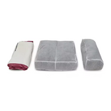 Custom Wine Red Orthopedic Calming Memory Foam Pet Bed Mat