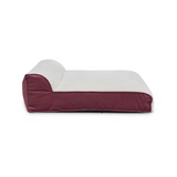 Custom Wine Red Orthopedic Calming Memory Foam Pet Bed Mat