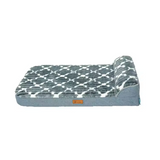 Custom Eco Friendly Heavy Duty Short Plush Calming Dog Sofa Bed