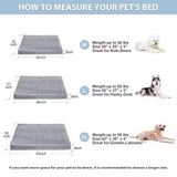 Luxury Fashion Short Plush Orthopedic Memory Foam Portable One Pillow Pet Bed