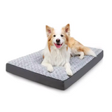 Manufacturer Grey Rose Velvet Removable Washable Cover Deluxe Orthopedic Pet Bed