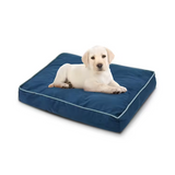 Custom Blue High Quality Breathable Orthopedic Memory Foam Pet Bed