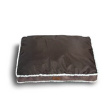 Pu Leather Orthopedic Memory Foam Pet Bed With Removable Washable Cover