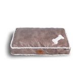 Pu Leather Orthopedic Memory Foam Pet Bed With Removable Washable Cover
