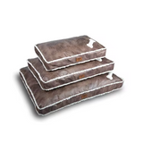 Pu Leather Orthopedic Memory Foam Pet Bed With Removable Washable Cover