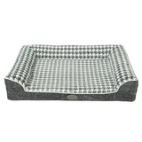 Factory Warming Plush Orthopedic Memory Foam Pet Bed With Washable Cover