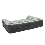 Factory Warming Plush Orthopedic Memory Foam Pet Bed With Washable Cover
