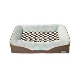 Customized Minimalist Rectangle Plush Orthopedic Memory Foam Dog Bed