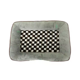 Customized Minimalist Rectangle Plush Orthopedic Memory Foam Dog Bed