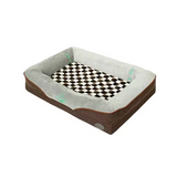 Customized Minimalist Rectangle Plush Orthopedic Memory Foam Dog Bed